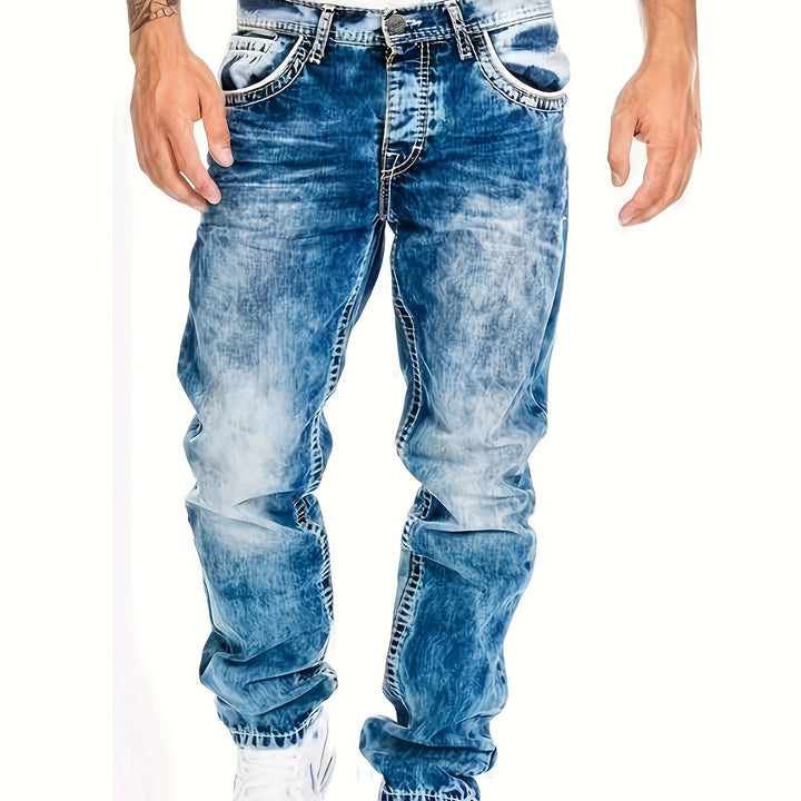 Jeans Rugged Twisted Punk da uomo - abbigliamento elegante e resistente per ogni occasione