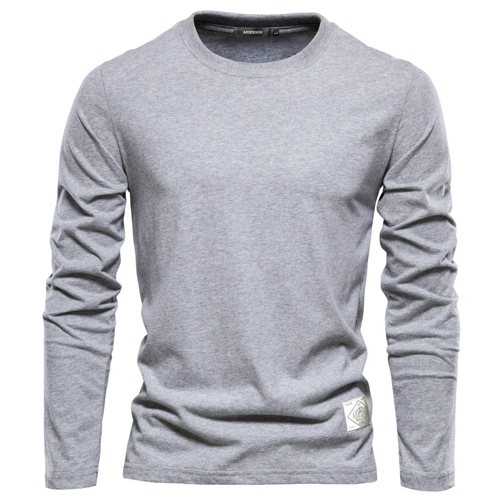 Elegante T-shirt a maniche lunghe da uomo per ogni occasione
