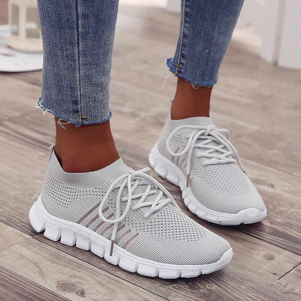 Sneakers da donna in mesh alla moda per un look elegante e confortevole