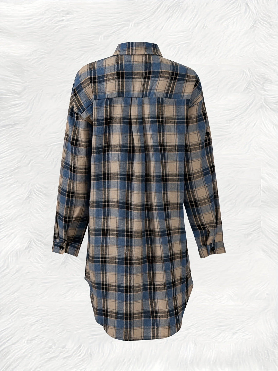 Elegante T-shirt lunga da donna con vistosi tagli sul petto