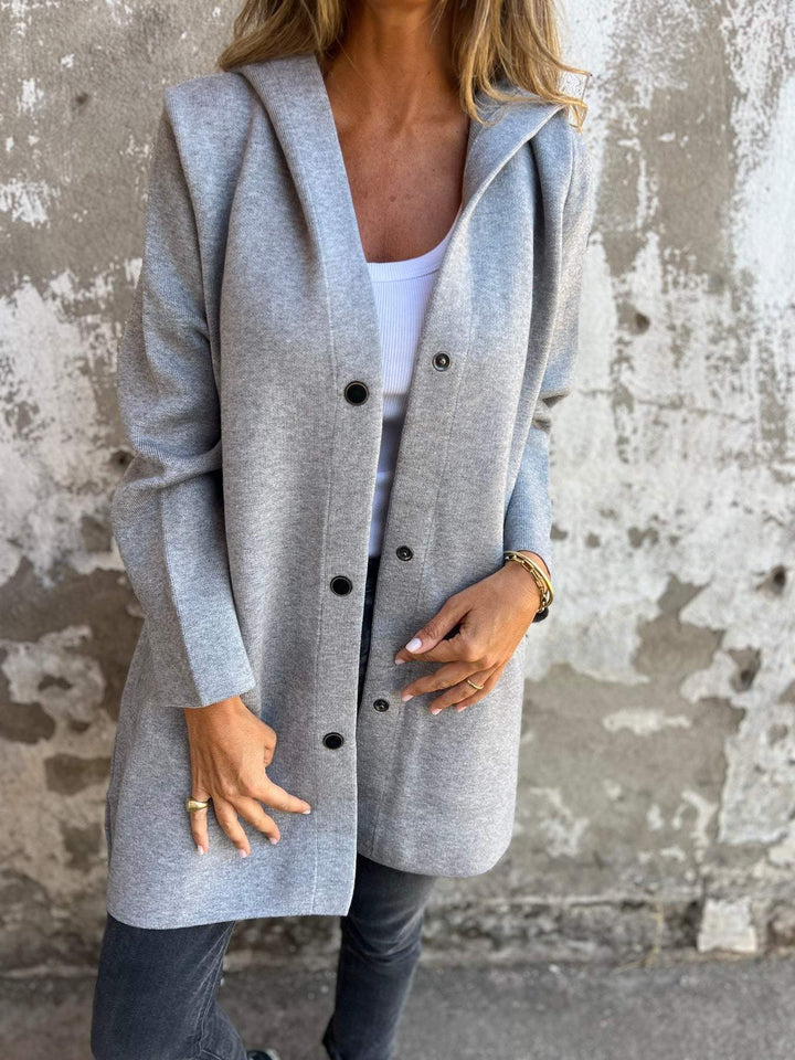 Cappotto con bottoni Élise™ elegante e raffinato per donna