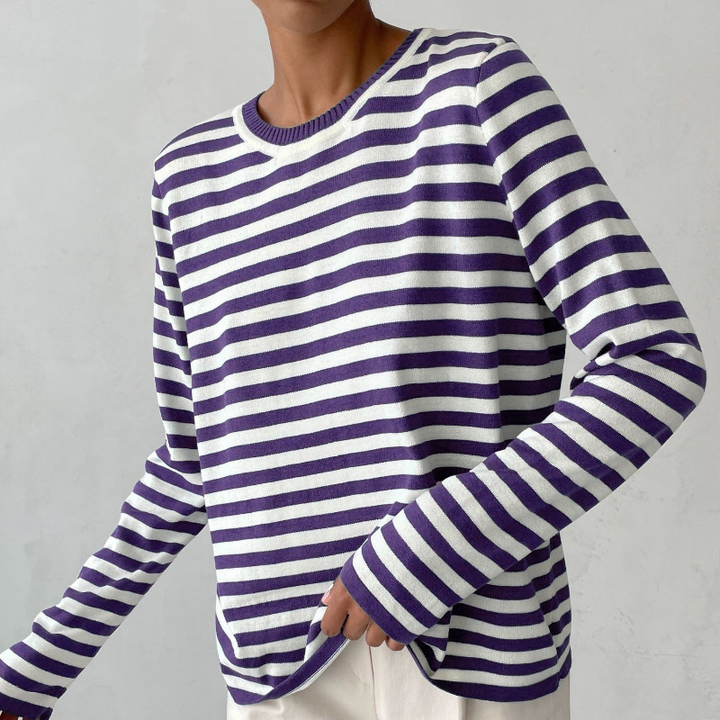 Elin - Felpa a righe per donne alla moda