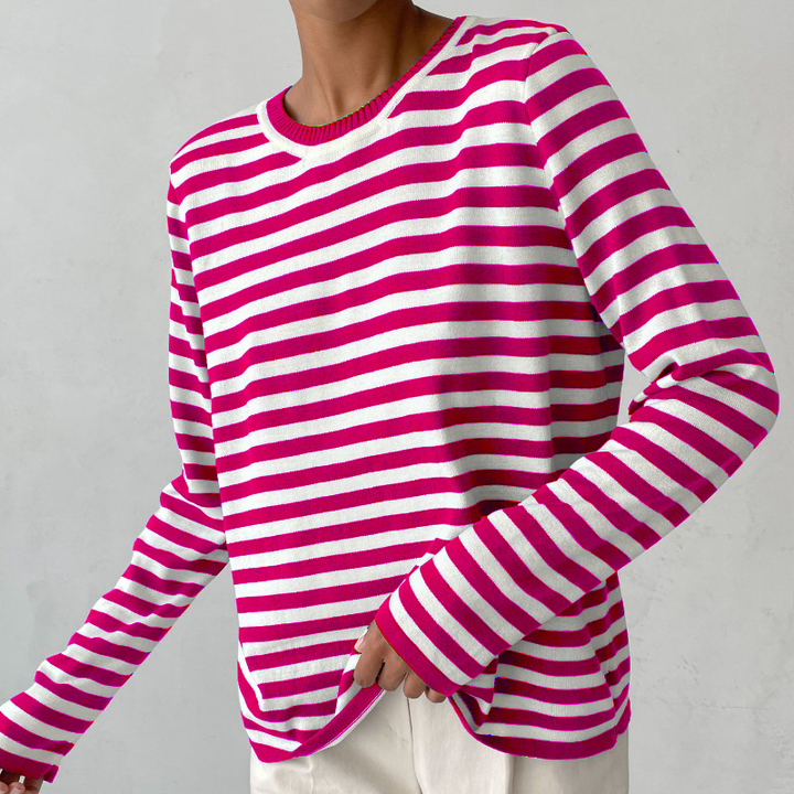 Elin - Felpa a righe per donne alla moda