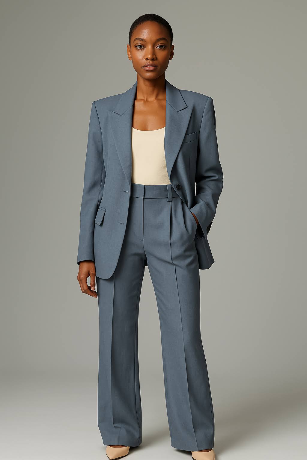 Lea - Elegante set di blazer e pantaloni da donna