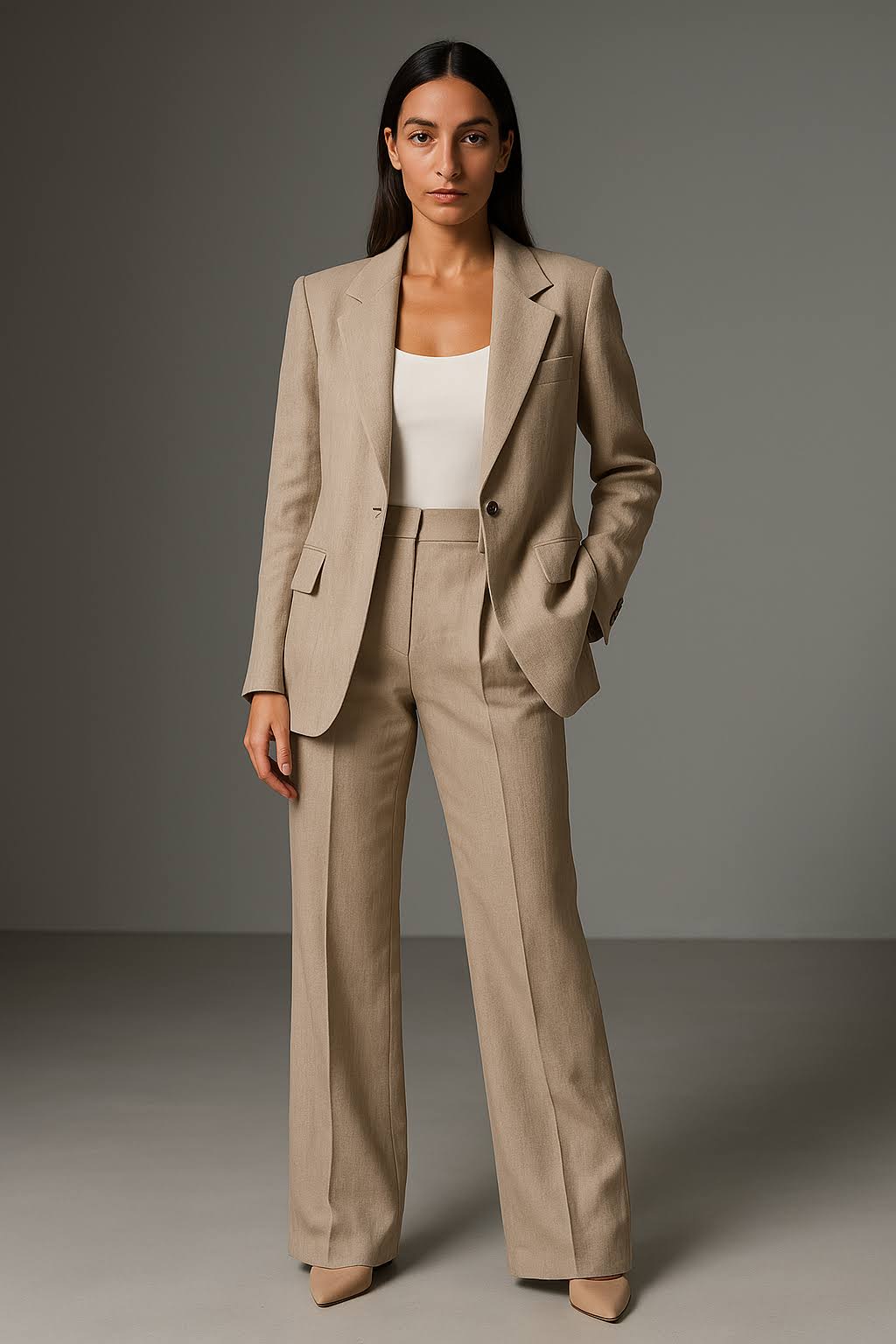 Lea - Elegante set di blazer e pantaloni da donna
