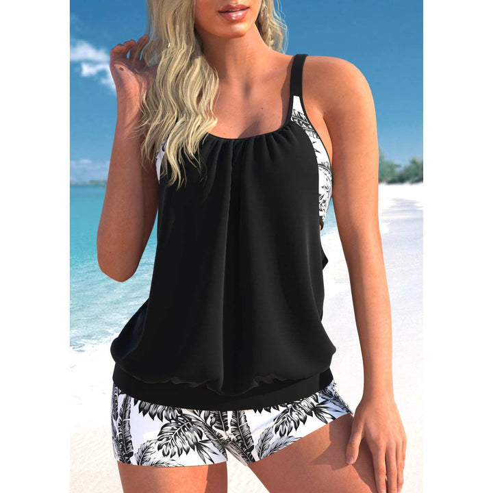 Elegante e confortevole set di costumi da bagno Tankini Deux Pièces per donna