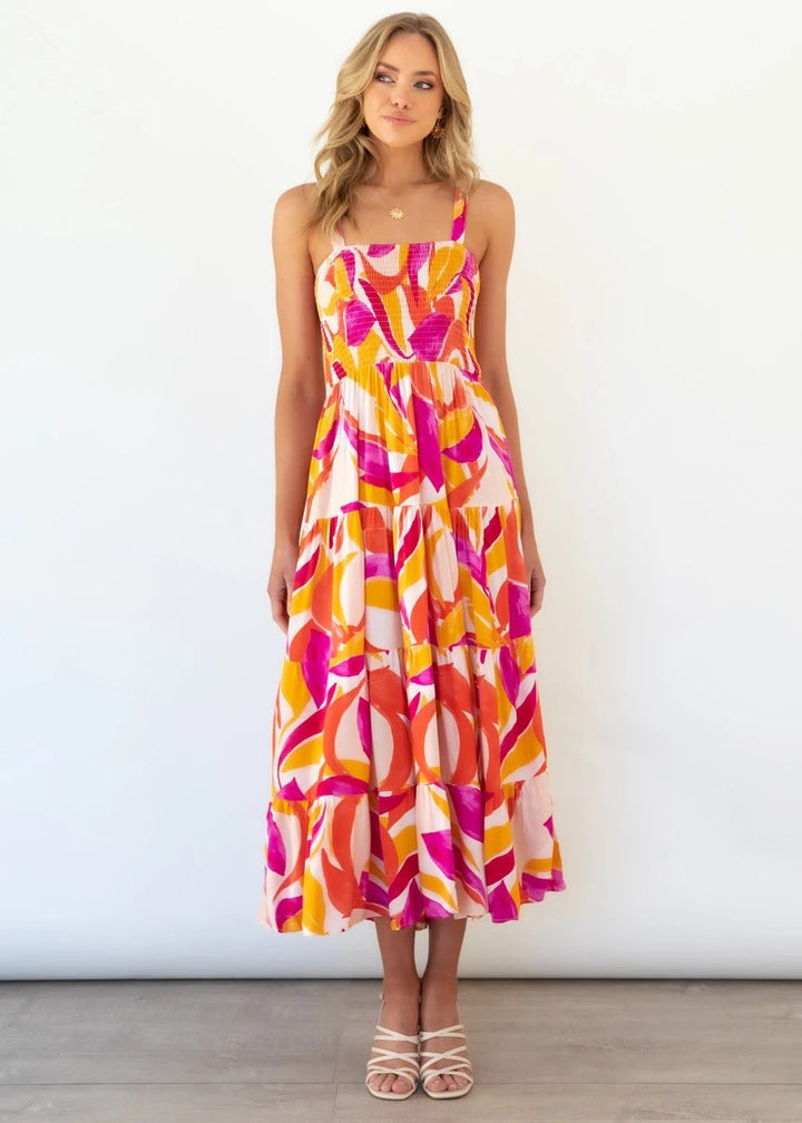 Abiti eleganti con spalline A-Line in tessuto arioso per un look unico ed elegante