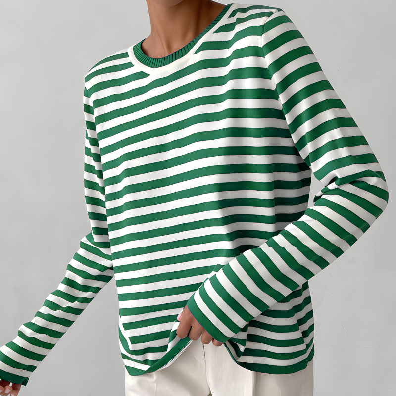 Elin - Felpa a righe per donne alla moda