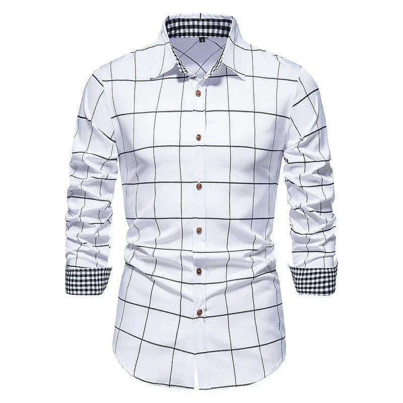 Elegante gilet da uomo a maniche lunghe con bottoni - eleganza casual